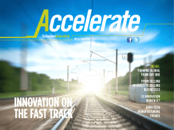 InsIde: thInkIng global from day one from sellIng oranges to sellIng