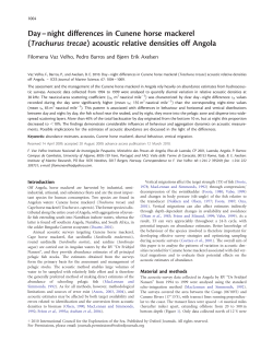 Day&ndash;night differences in Cunene horse mackerel