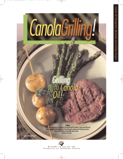 Canola Oil Vinaigrettes, Marinades and Grilling