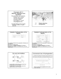 Reactions and Synthesis