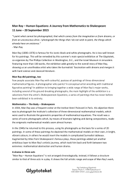 Man Ray &ndash; Human Equations: A Journey from Mathematics to