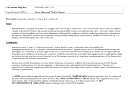 Applied Math - Scotia-Glenville Central School District