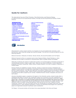 Guide for Authors