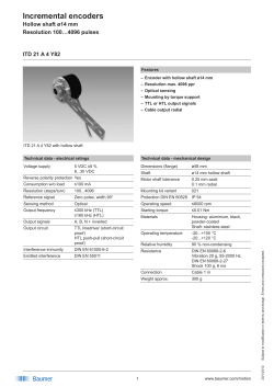 Incremental encoders