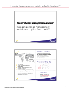 Five Levels of Change Management Maturity | Prosci