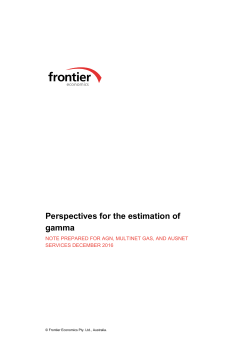 Perspectives for the estimation of gamma
