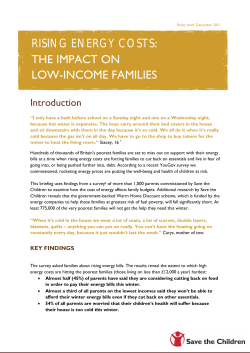 the impact on low-income families