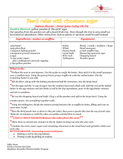 Peach cakes with cinnamon sugar