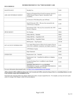 member preference visa&reg; prepaid debit card