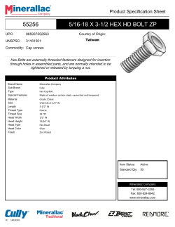 55256 5/16-18 X 3-1/2 HEX HD BOLT ZP
