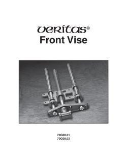 Front Vise - Lee Valley Tools