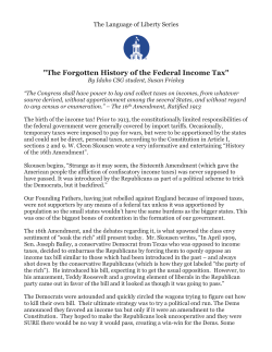 30 The Forgotten History of the Federal Income Tax