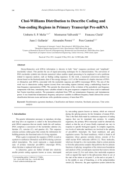 Choi-Williams Distribution to Describe Coding and Non