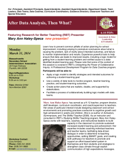 After Data Analysis, Then What?