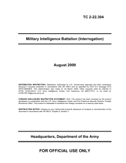 for official use only