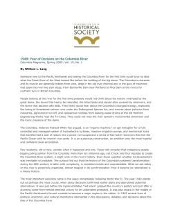 1949: Year of Decision on the Columbia River