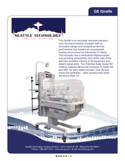 GE Giraffe - Seattle Technology: Surgical Division