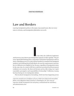 Law and Borders - Yale Law School Legal Scholarship Repository