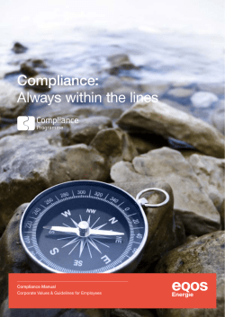 Compliance: Always within the lines