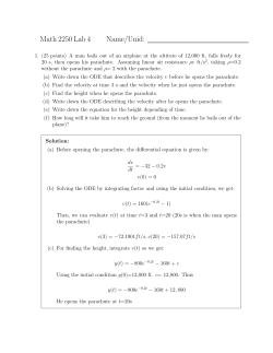 Math 2250 Lab 4 Name/Unid:
