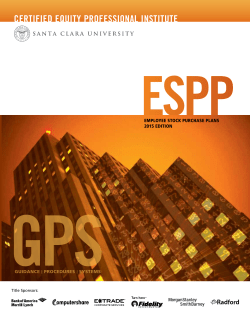 Employee Stock Purchase Plans