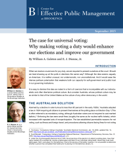 The case for universal voting