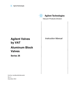 Series 264/265 - HV angle valve / HV inline valve, DN 10