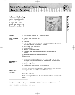 Goha and His Donkey - Richard C. Owen Publishers