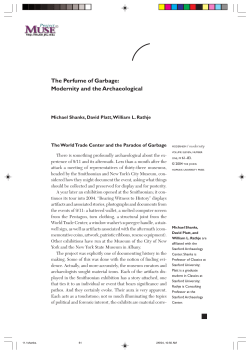 The Perfume of Garbage - Townsend Working Groups