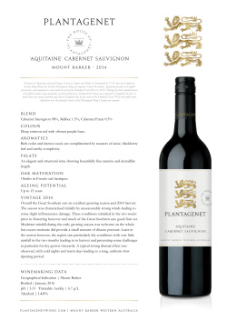 Tasting Notes