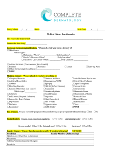 New Patient Information Packet