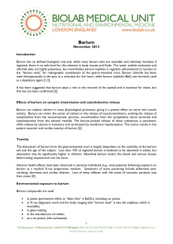 Barium - Biolab