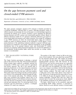 On the gap between payment card and closed-ended CVM