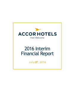 Interim Financial report 30.06.2016
