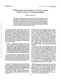 Ellsworth, 1994b - Emotion Researcher