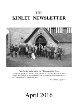April 2016 - Kinlet Parish Council