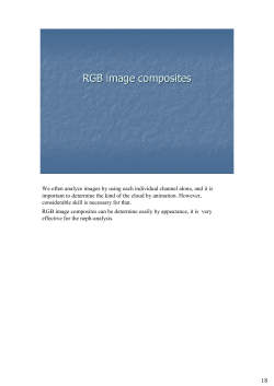 RGB image composites RGB image composites