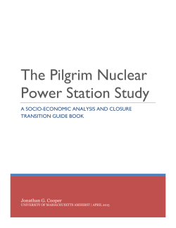 The Pilgrim Nuclear Power Station Study
