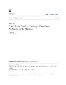 Postcolonial Feudal Hauntings of Northern