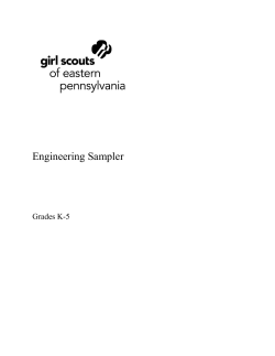 Engineering Sampler for Grades K-5