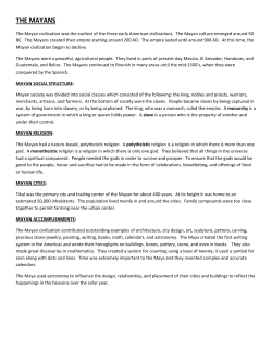 Mai Notes and Chart - 6th Grade Social Studies