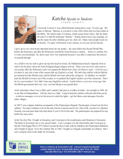 Katcha Speaks to Students