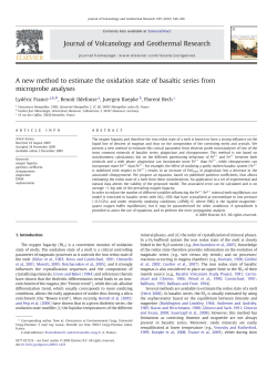 A new method to estimate the oxidation state of basaltic series from
