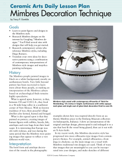 Mimbres Decoration Technique