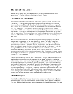 The History of The Lensic - Lensic Performing Arts Center