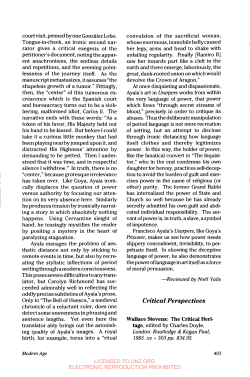 Critical Perspectives