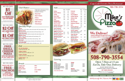 $5 O $5 - Mike`s Pizza