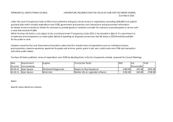 Invoices Totalling 500 or more to 31 March 2016