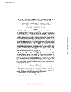 (From the Del)artv~nt oJ Biological Sciences, Stanford University