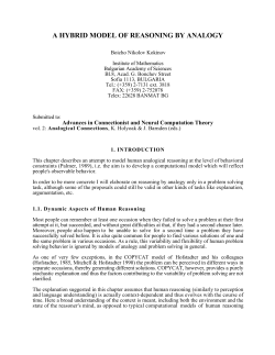 a hybrid model of reasoning by analogy